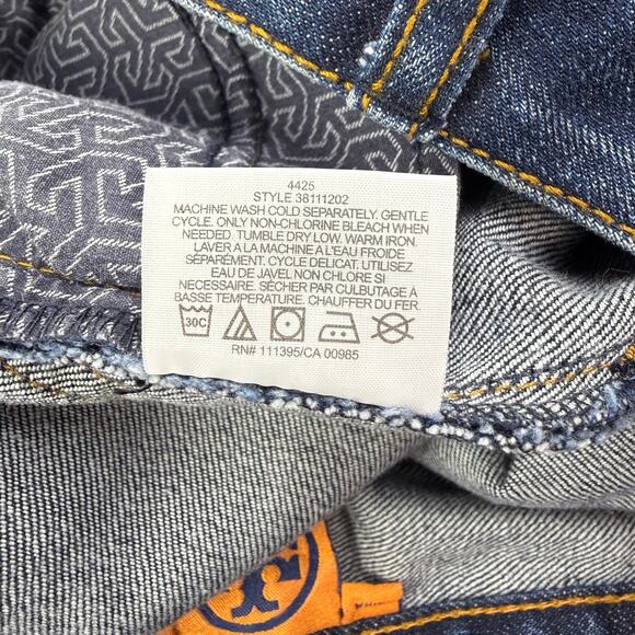 TORY BURCH Super Skinny Jean Size 27 Blue - Picture 10 of 10